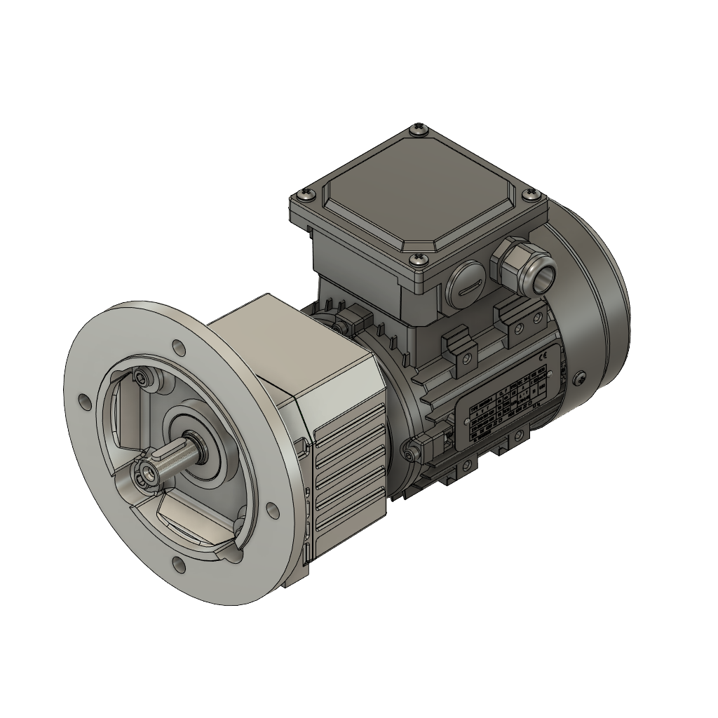 Heytraction Getriebemotor Type G239-09/4 bis G269-09/4  - Bauform B5 - 0,09 kW